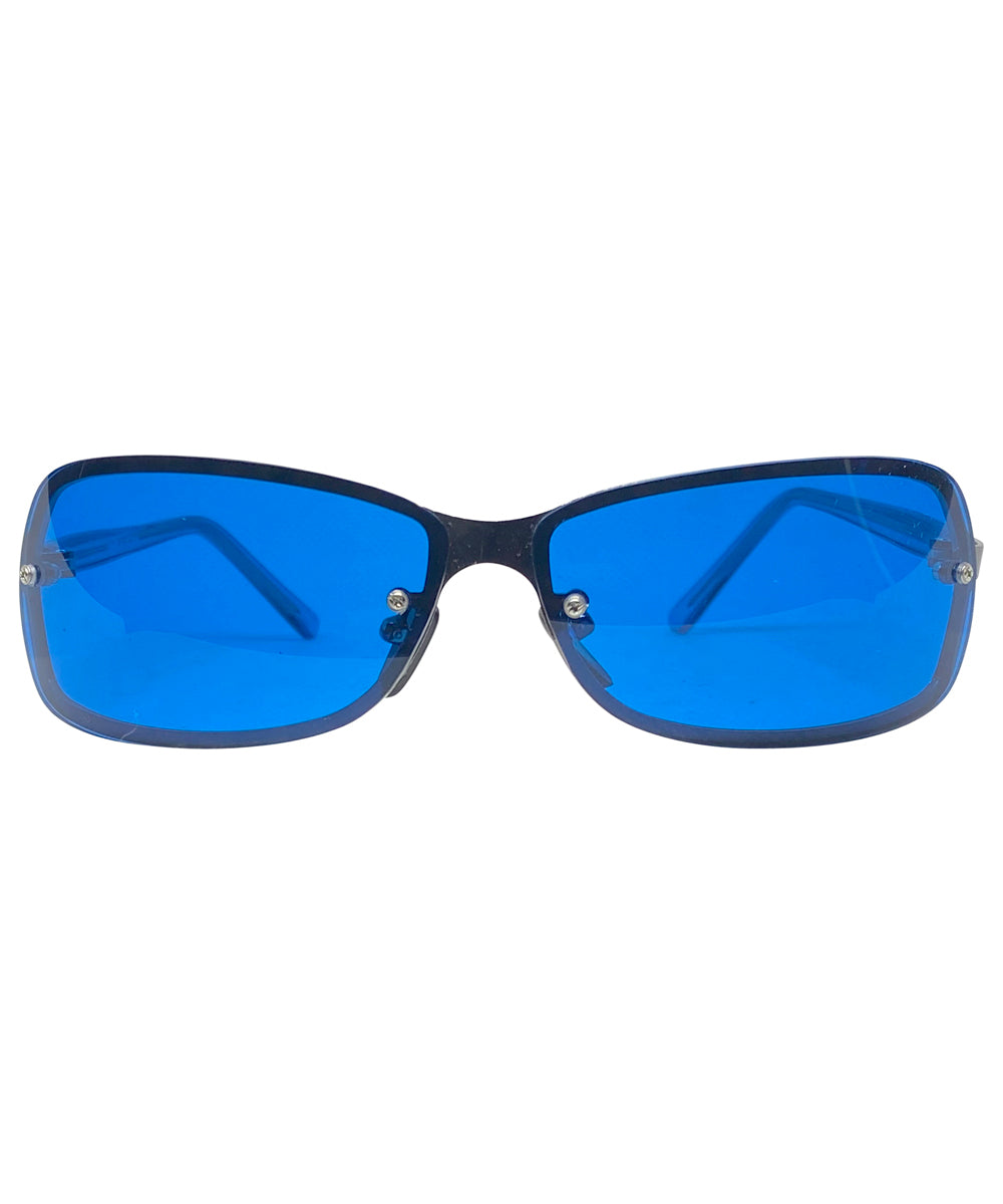 Shark Deep Blue Giant Vintage Sunglasses 