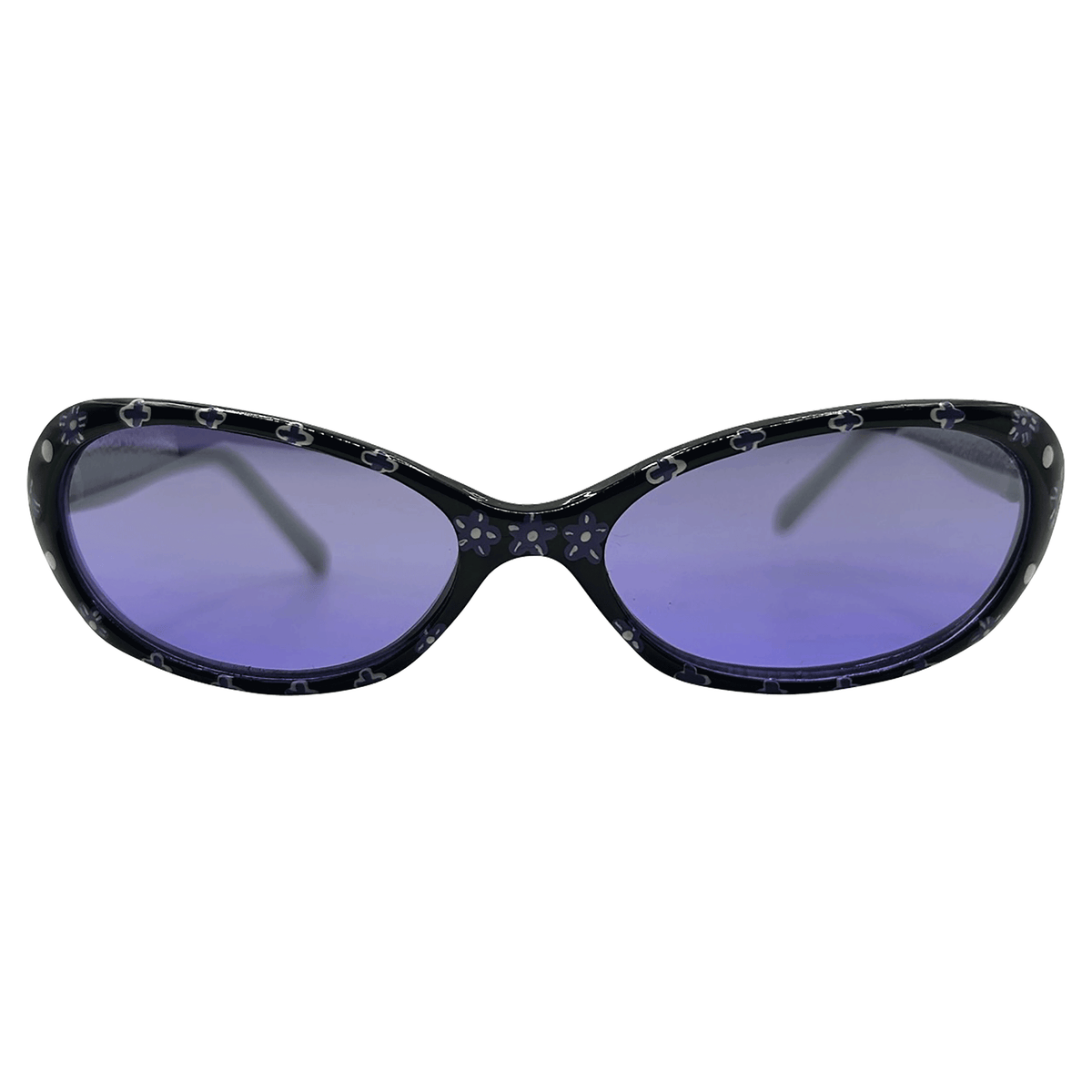 SPLATTER Oval Vintage Sunglasses