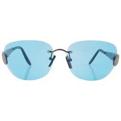 Rimless Sunglasses - Light blue - Ladies