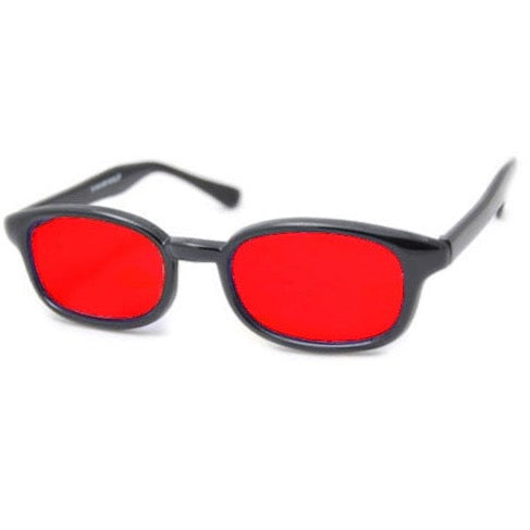 ANARCHY Red Classic Colored Square Sunglasses