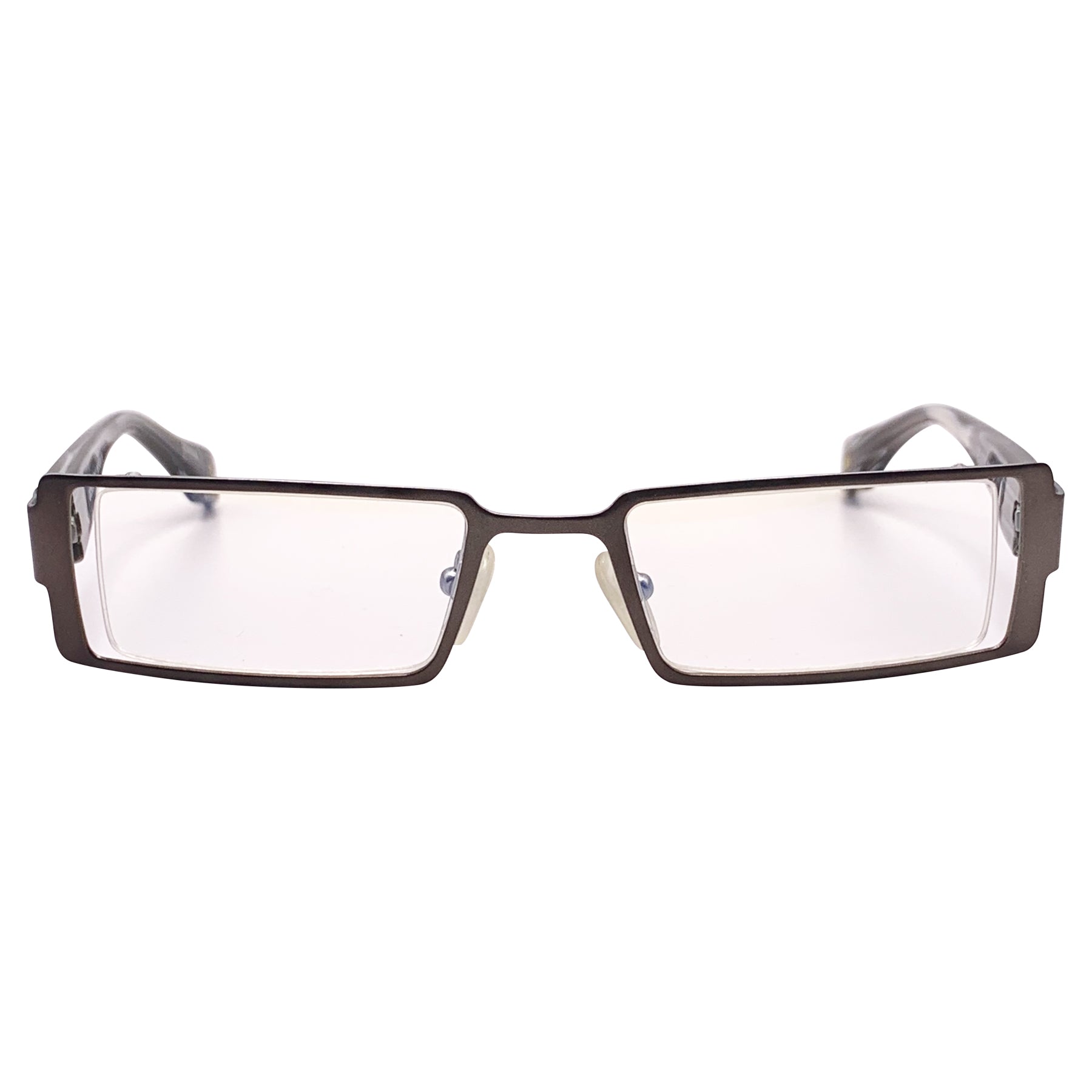 DATA Clear Bayonetta Office Core GlassesGunmetal-Giant Vintage Eyewear