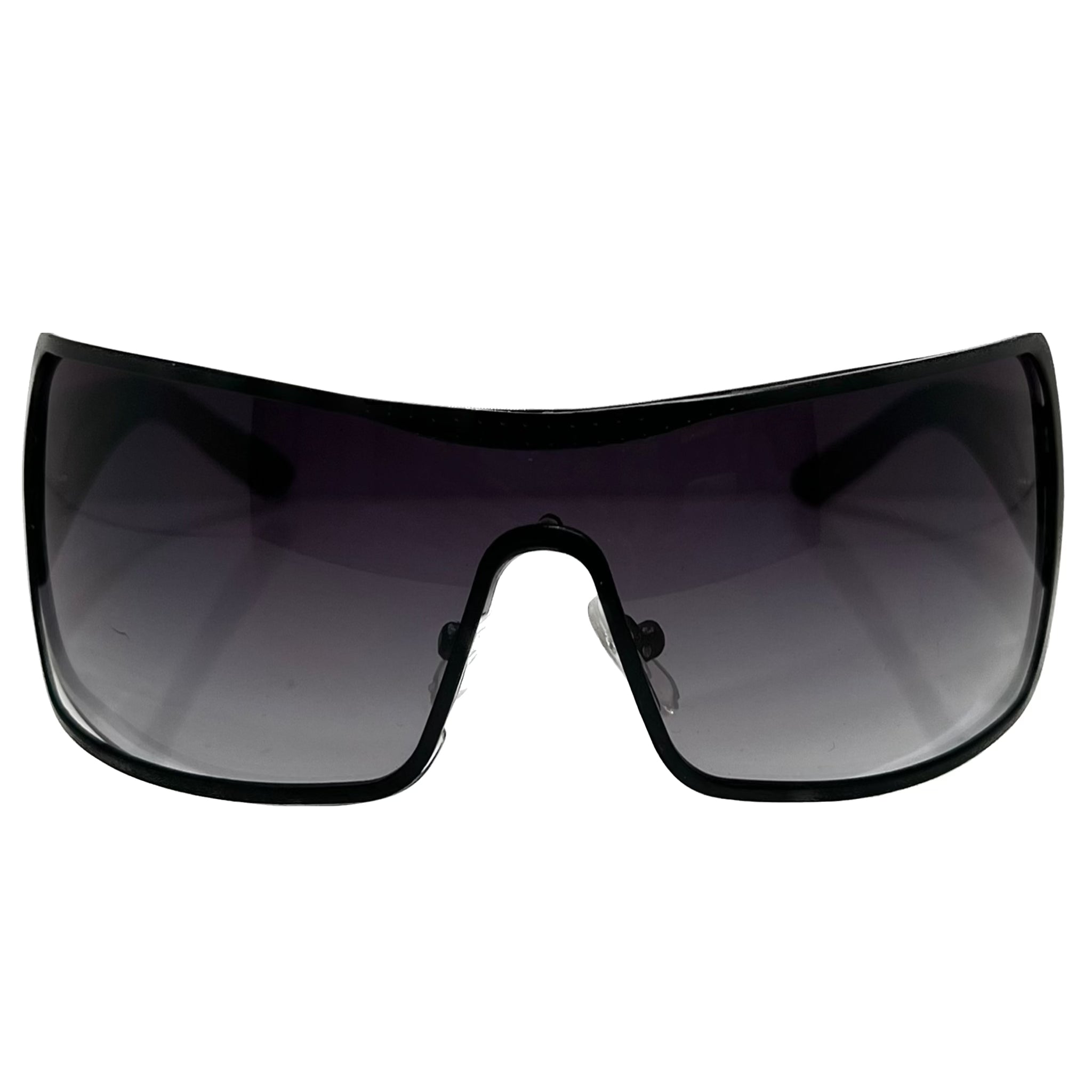 ANGELINA Sleek Y2K Shield Sunglasses-Giant Vintage Eyewear