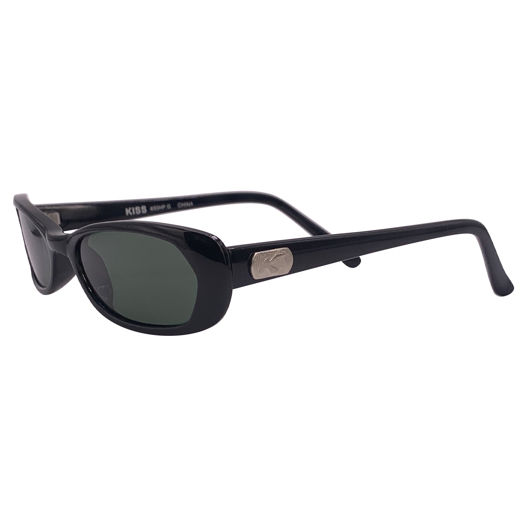 Shop LITTLES black vintage cat eye sunglasses for women Giant Vintage Eyewear