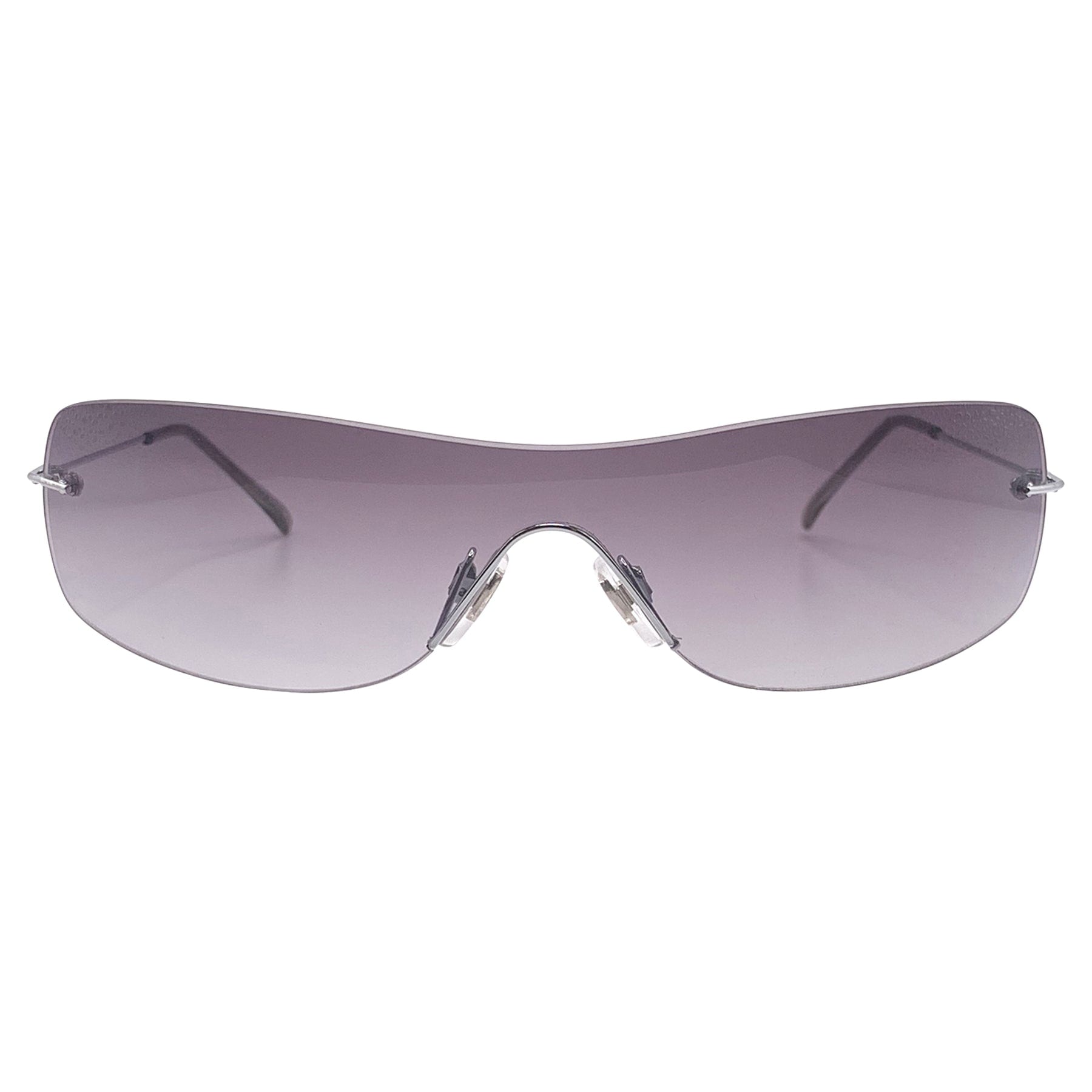 Shop Vintage JUICY Rimless Shield Sunglasses Giant Vintage Eyewear