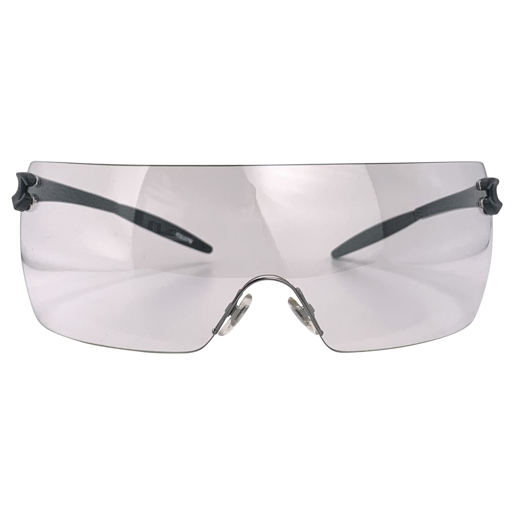 FREAK B*TCH Oversized Rimless Shield SunglassesFlash-Giant Vintage Eyewear