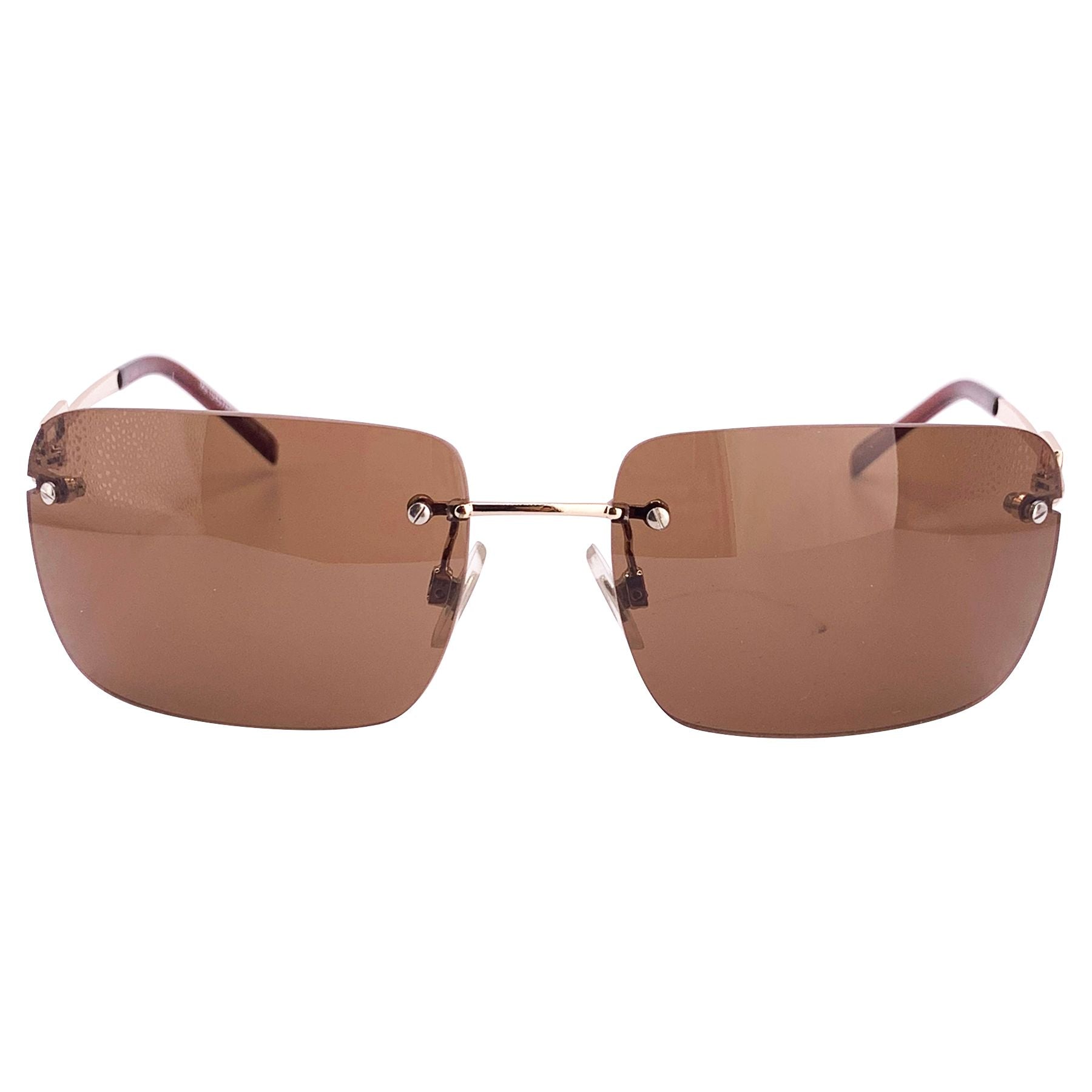 SIMBA Y2K Rimless Sunglasses-Giant Vintage Eyewear