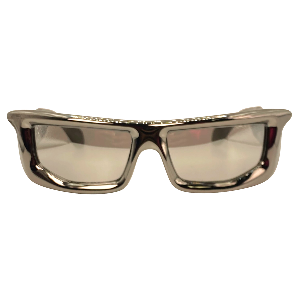 Shop MARAJ Sleek Futuristic Shield Vintage-Inspired Sunglasses | Giant ...