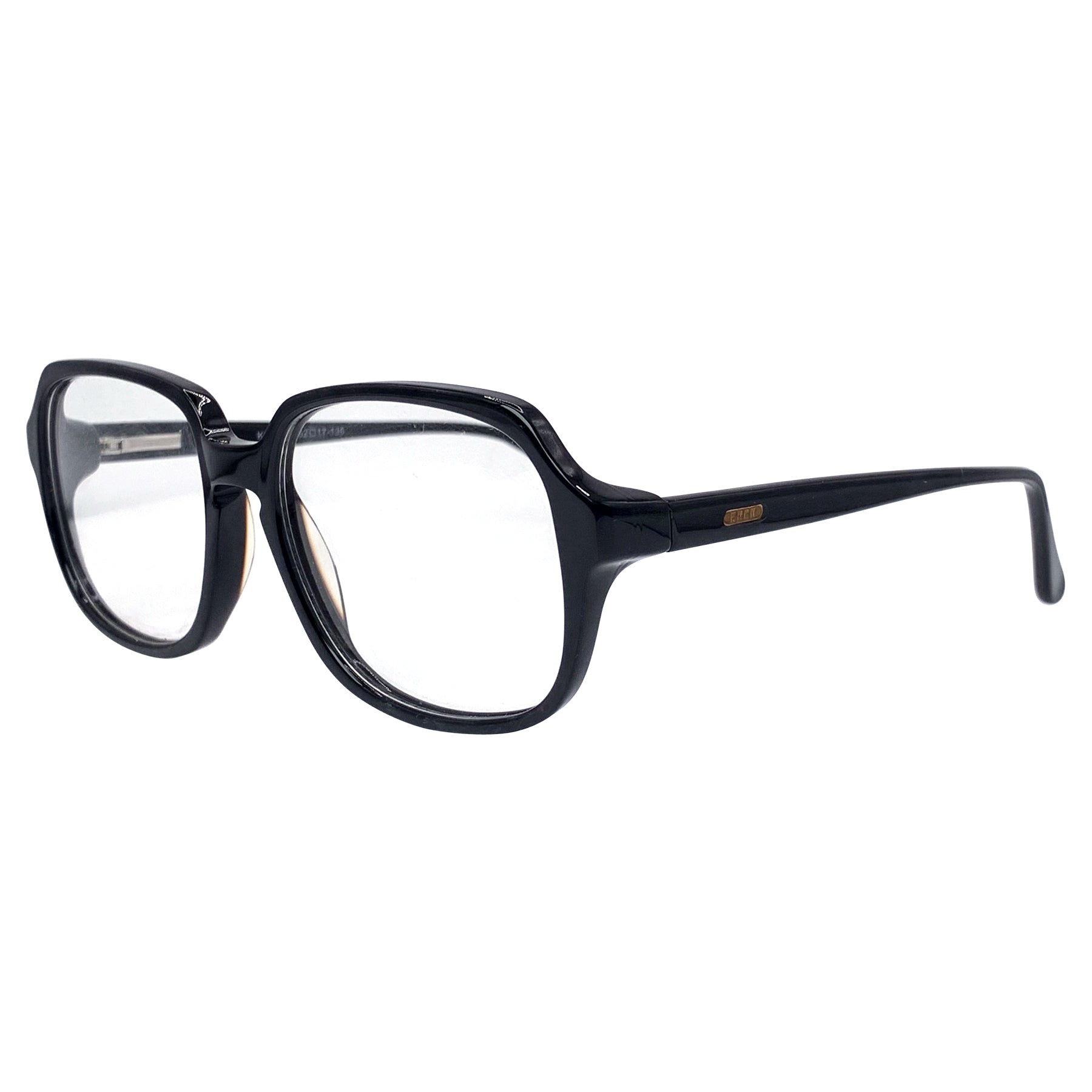 MULBERRY Square Clear GlassesBlack Frost-Giant Vintage Eyewear