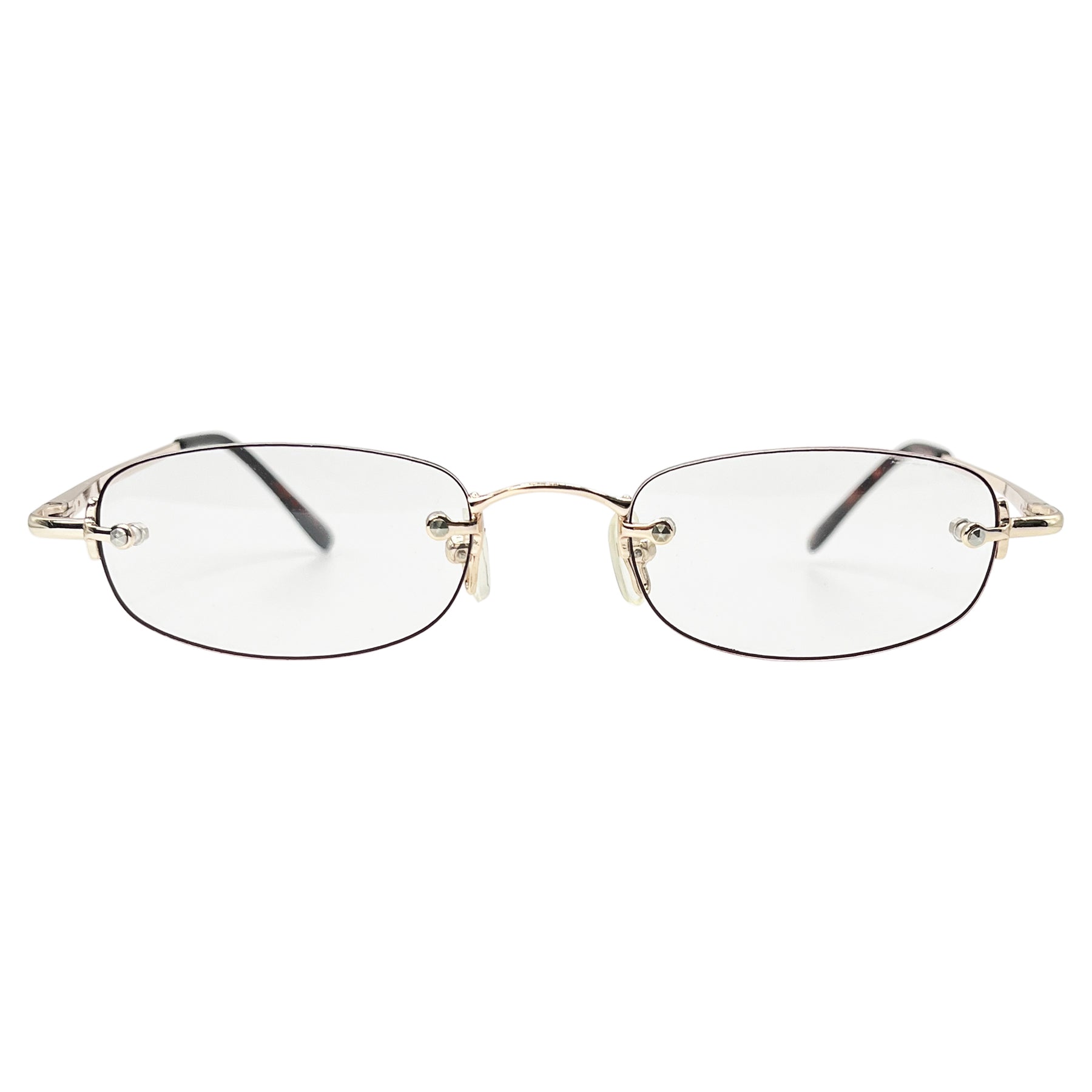 PASTOR Small 90s Clear Glasses-Giant Vintage Eyewear