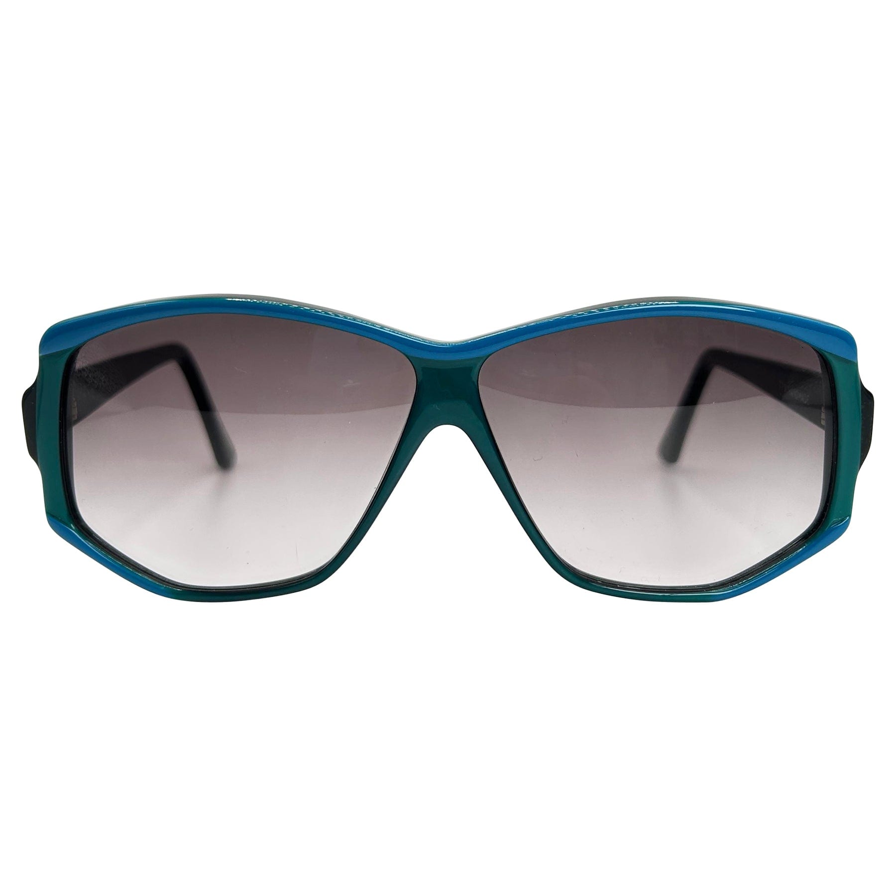 SCORE Black/Blue 80s SunglassesBlack/Blue-Giant Vintage Eyewear