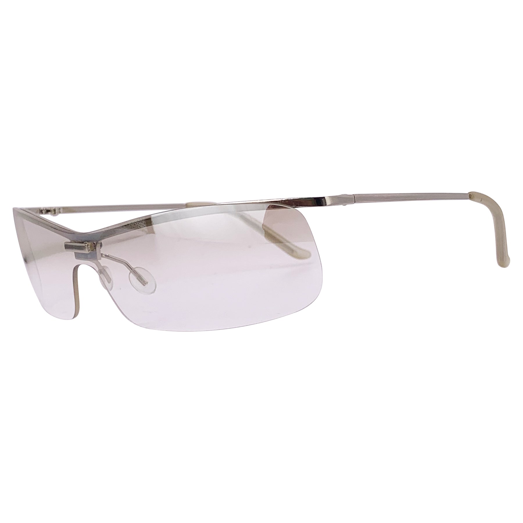 SLUSH Y2K Slim Rimless Sunglasses-Giant Vintage Eyewear