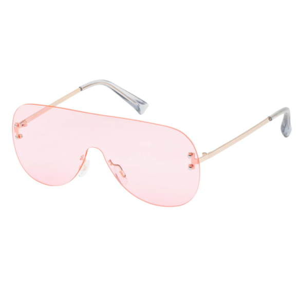 FENCER Rimless Shield SunglassesLight Pink-Giant Vintage Eyewear