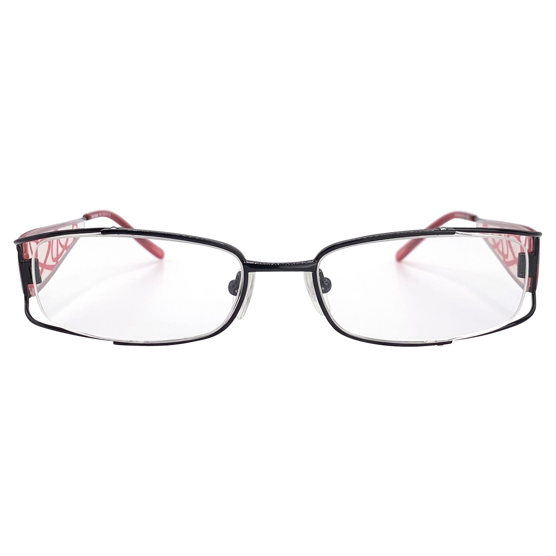 100MPH Clear Bayonetta 90s Glasses-Giant Vintage Eyewear