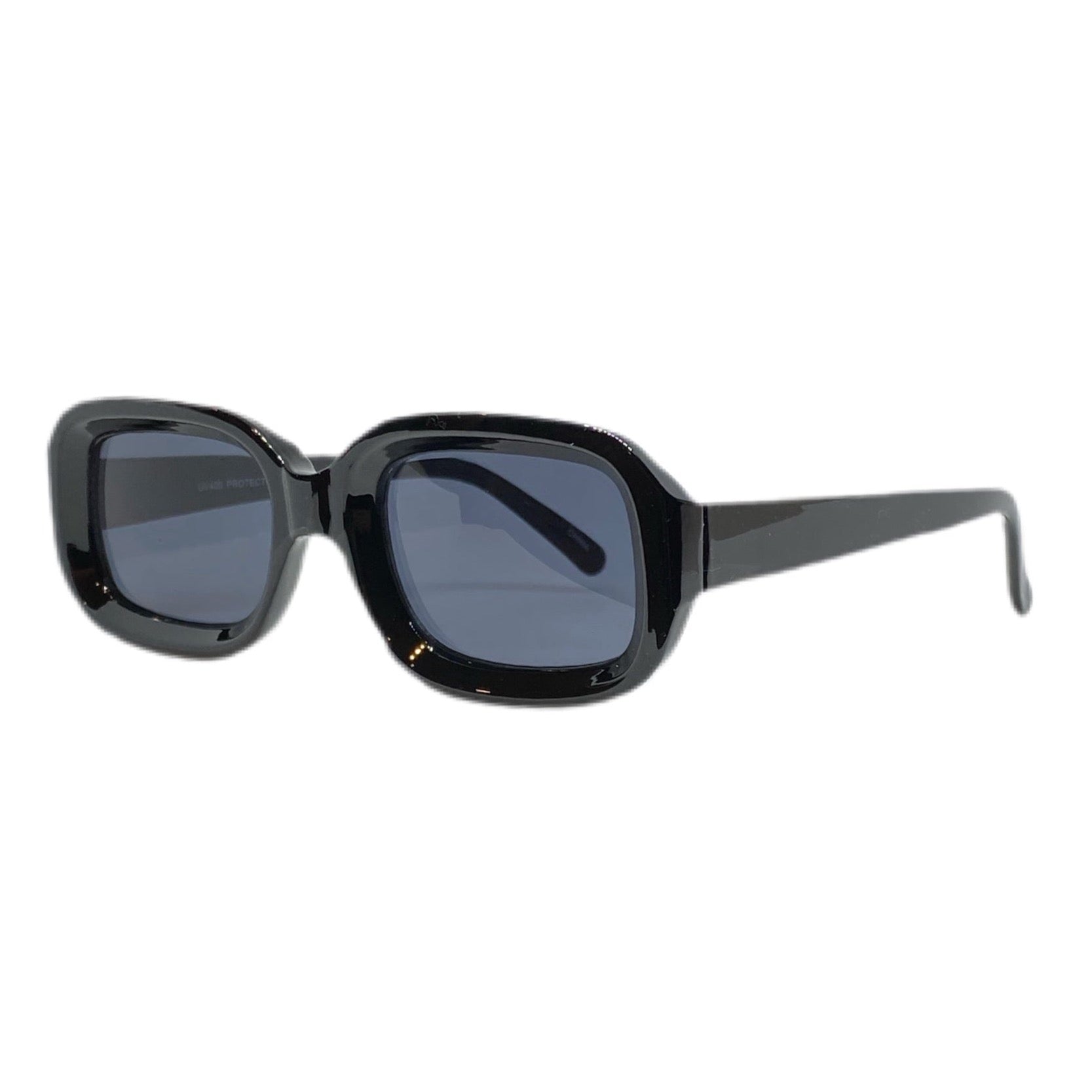 The Box Square 90s Sunglasses White