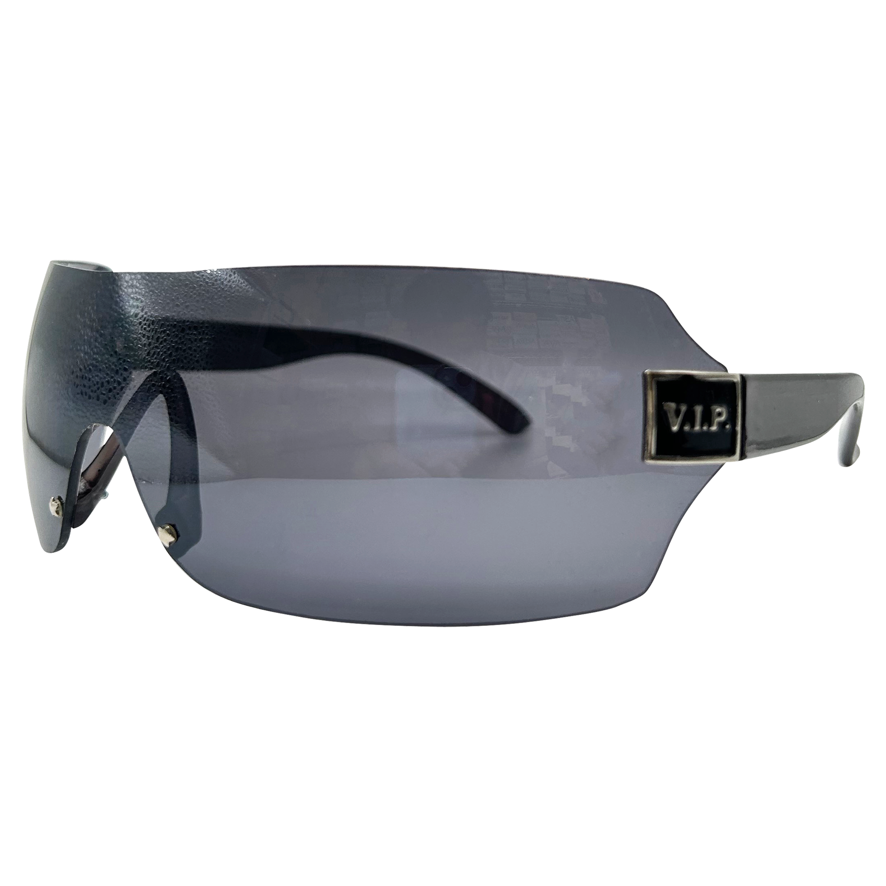 TLC Shield Y2K SunglassesGrey/Super Dark-Giant Vintage Eyewear