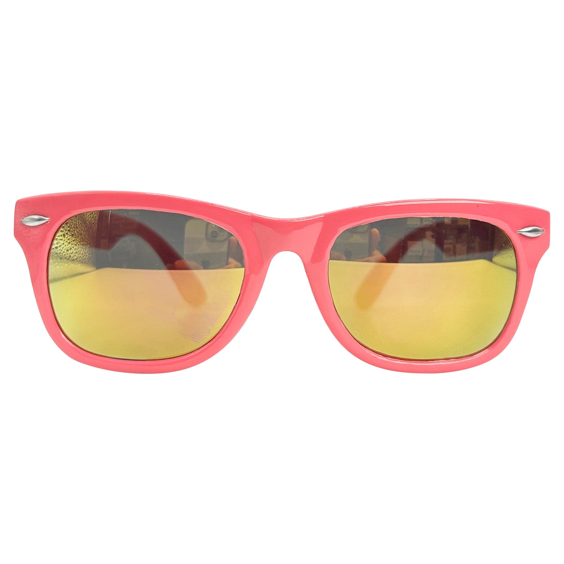 WAY-O Hot Pink 80s Sunglasses-Giant Vintage Eyewear