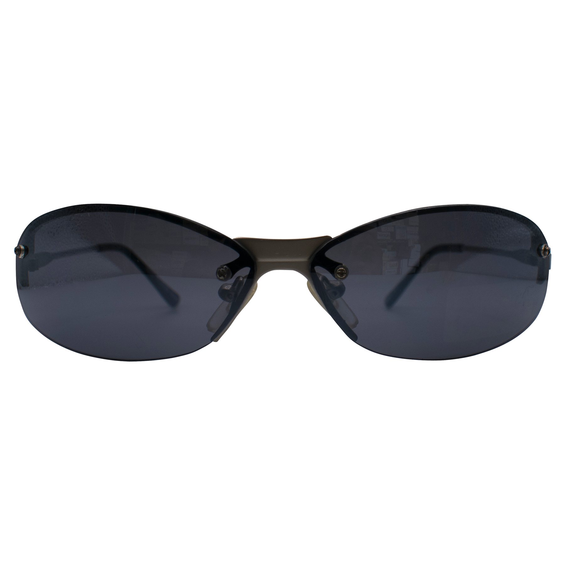 WINNIE Rimless SunglassesGunmetal/Super Dark-Giant Vintage Eyewear