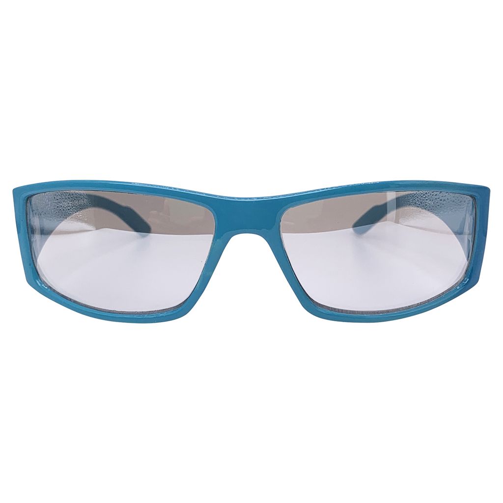 BABY LIPS Colorful Square SunglassesBlue/Flash-Giant Vintage Eyewear