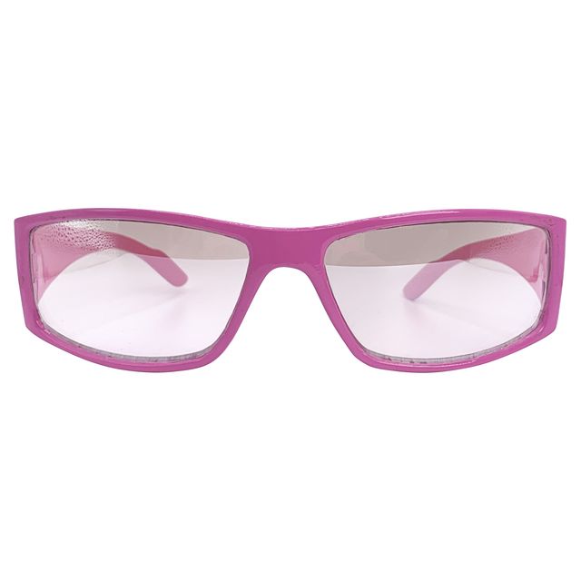 BABY LIPS Colorful Square SunglassesPink/Flash-Giant Vintage Eyewear