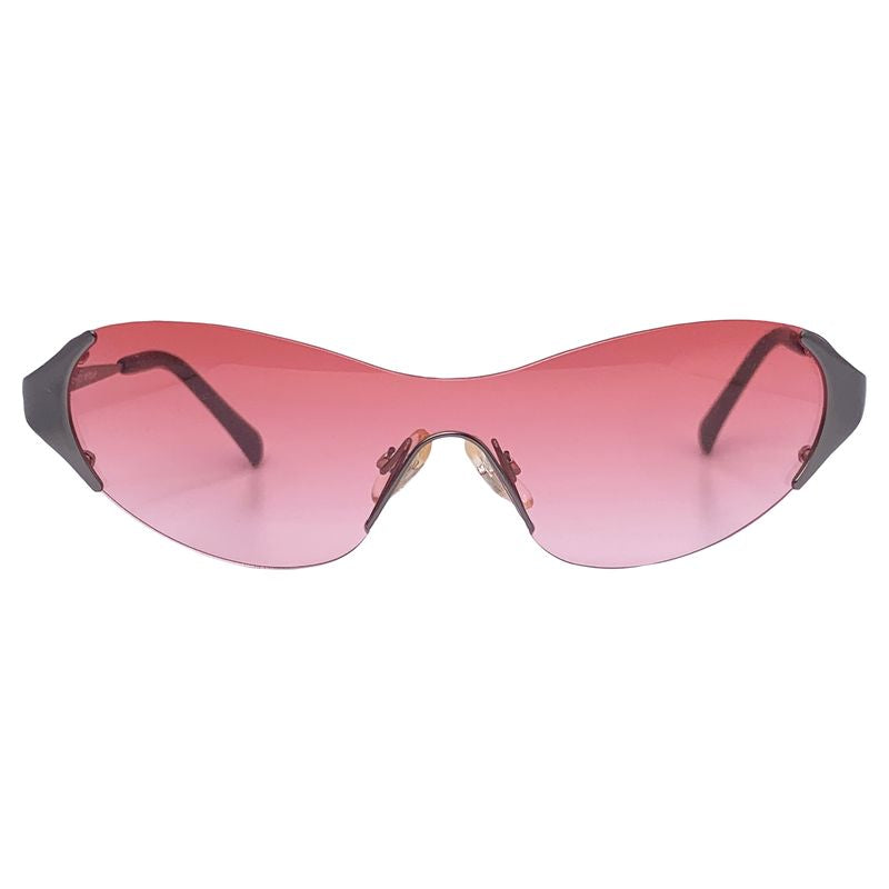 KIWI Rimless Sporty 90s SunglassesPink-Giant Vintage Eyewear