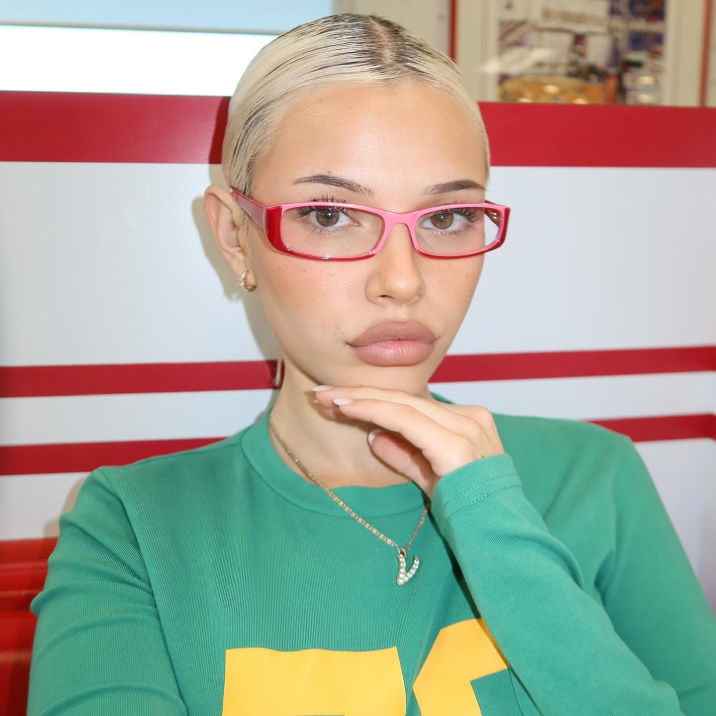 instagram post showing @nessarossee in our almost sold out PROVOKE frames