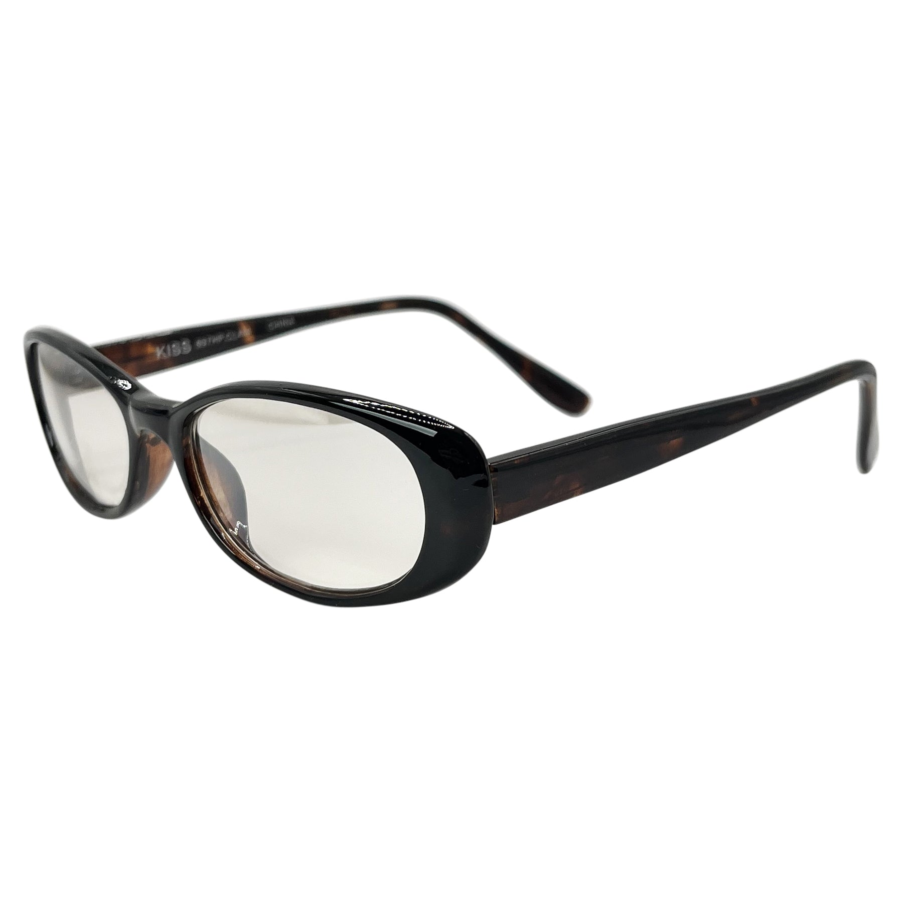 AMPLIFY Flash-Clear Bayonetta GlassesTortoise-Giant Vintage Eyewear