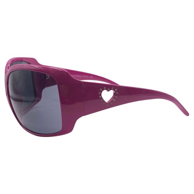 HEART ATTACK Sqaure SunglassesPink-Giant Vintage Eyewear