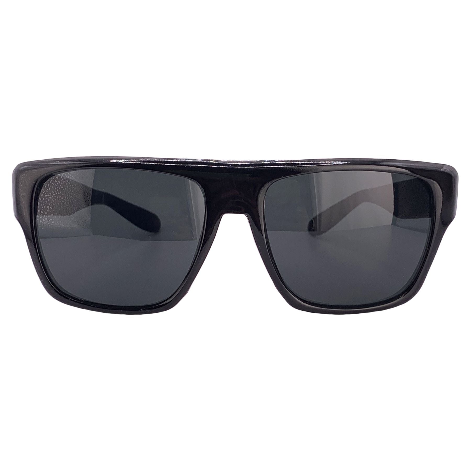 MAN DOWN Black Square SunglassesBlack-Giant Vintage Eyewear