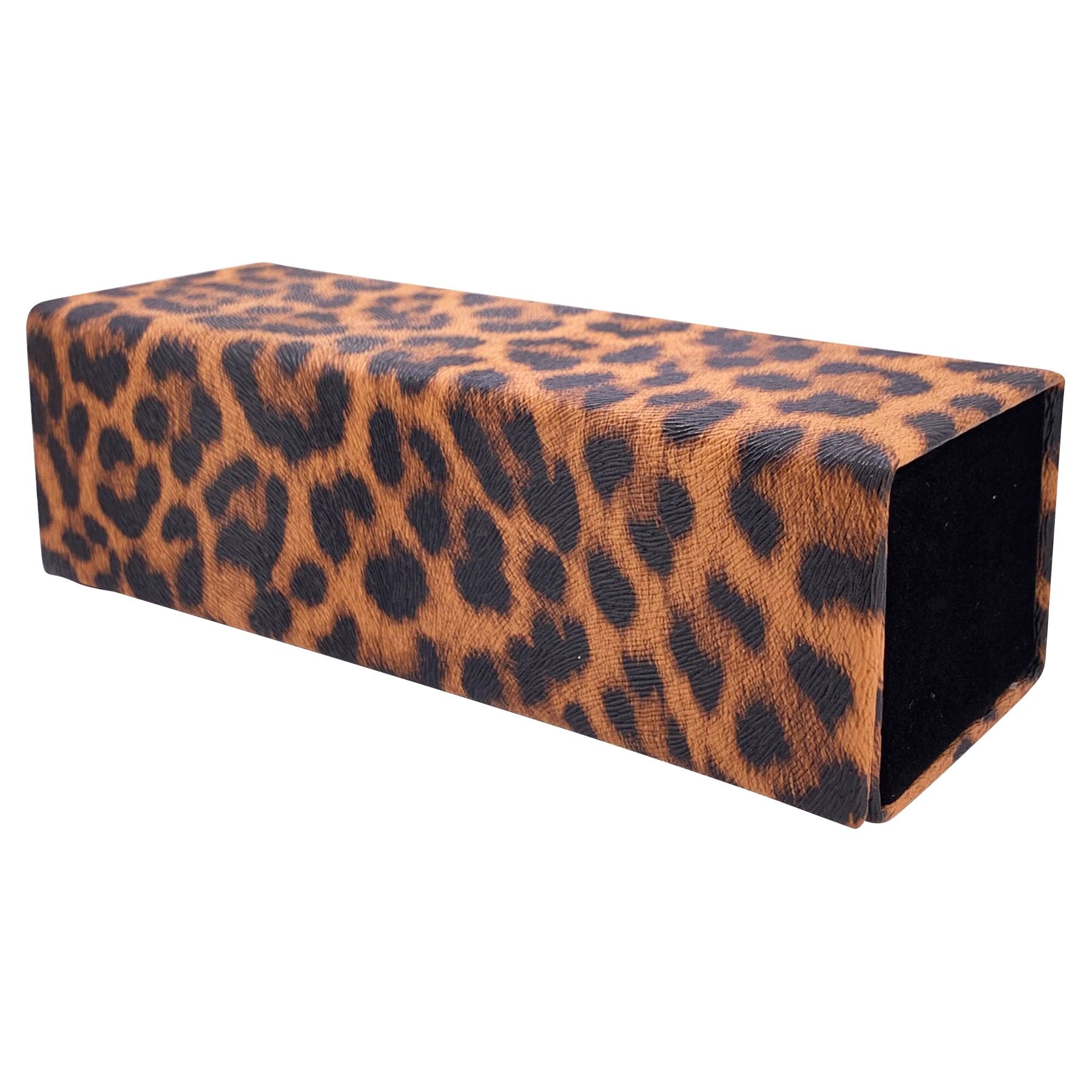 KATTY Cheetah Print Sunglasses Case-Giant Vintage Eyewear