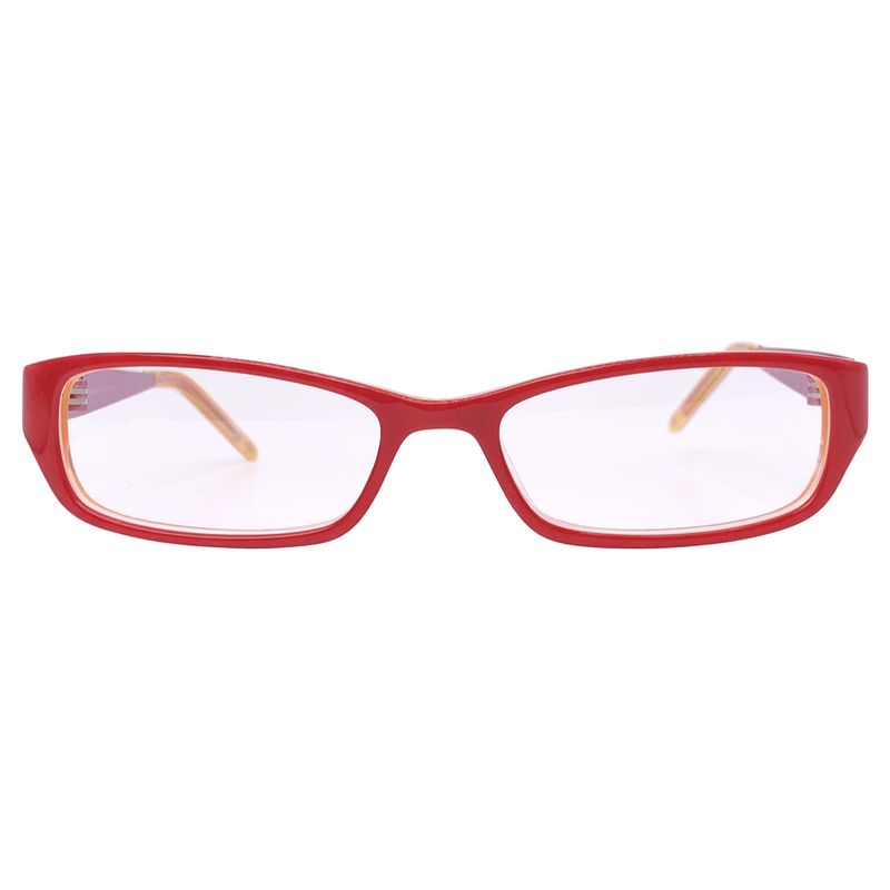 SMARTIE Clear Bayonetta-Style GlassesRed-Giant Vintage Eyewear