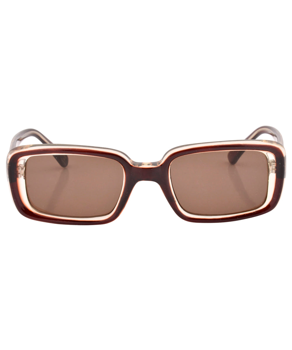 benny crystal rust sunglasses