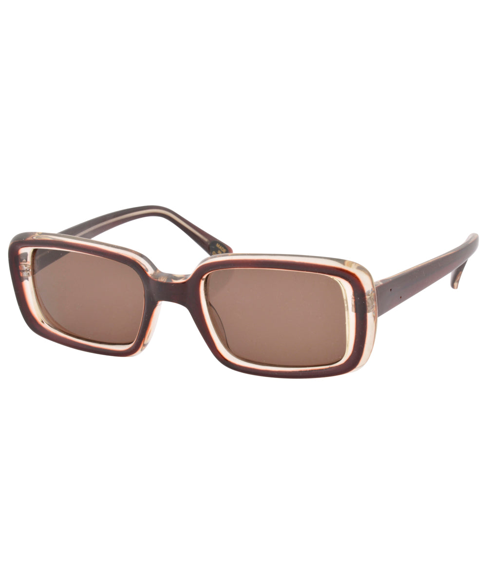 benny crystal rust sunglasses