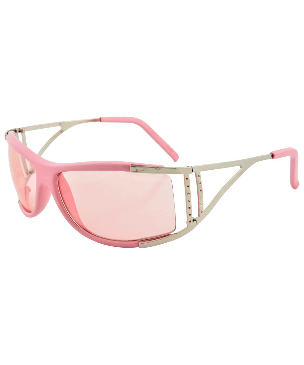 Shop GOODY pink/pink vintage sunglasses for women | Giant Vintage Eyewear