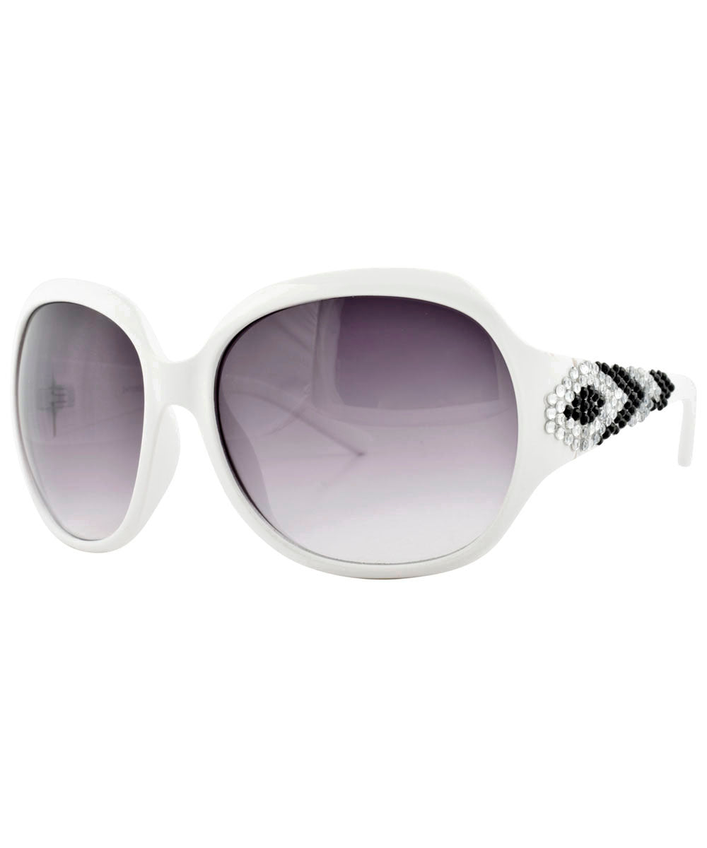 josie white sunglasses