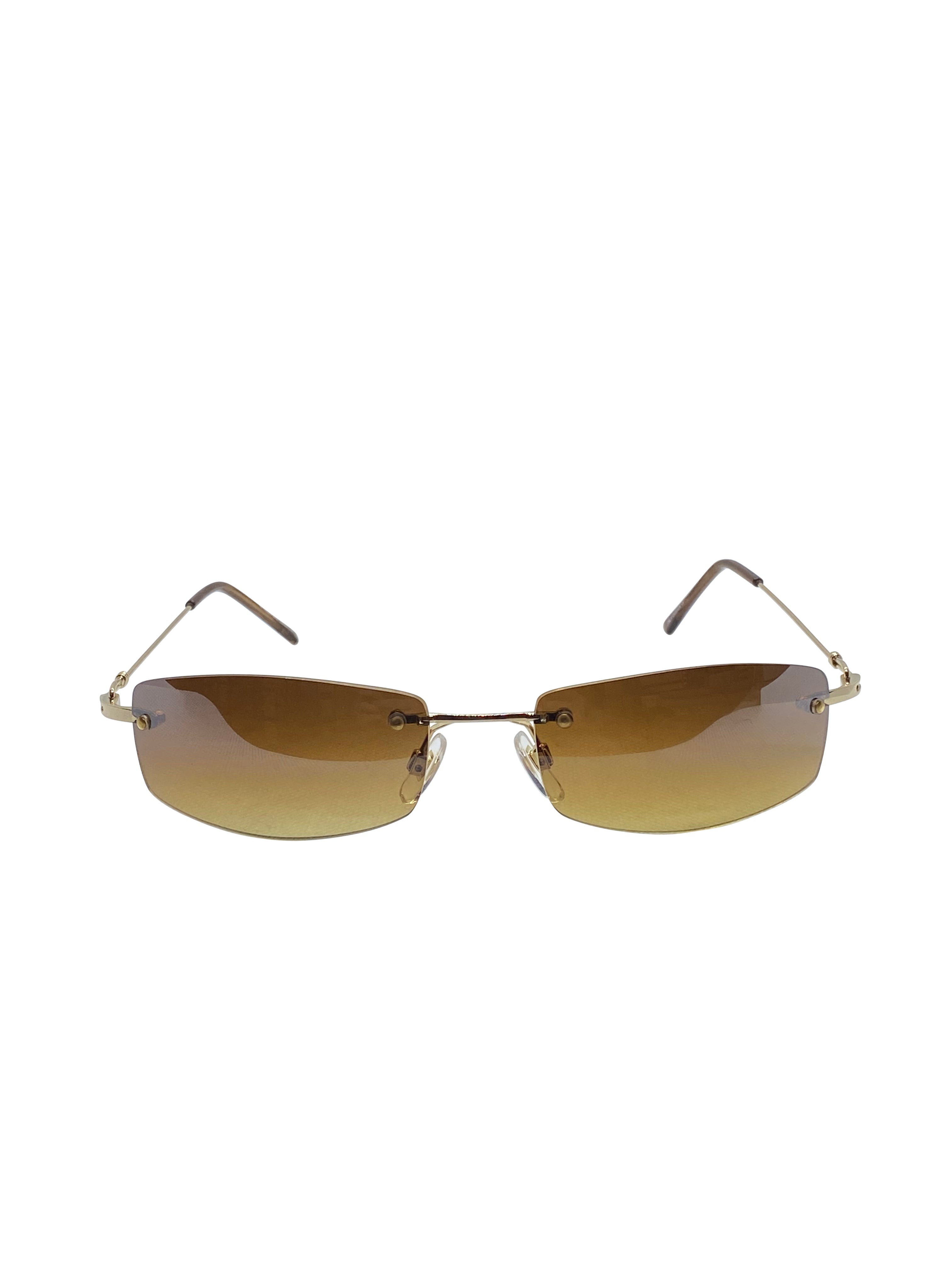 LIVIN LIFE Amber Gold-Giant Vintage Eyewear