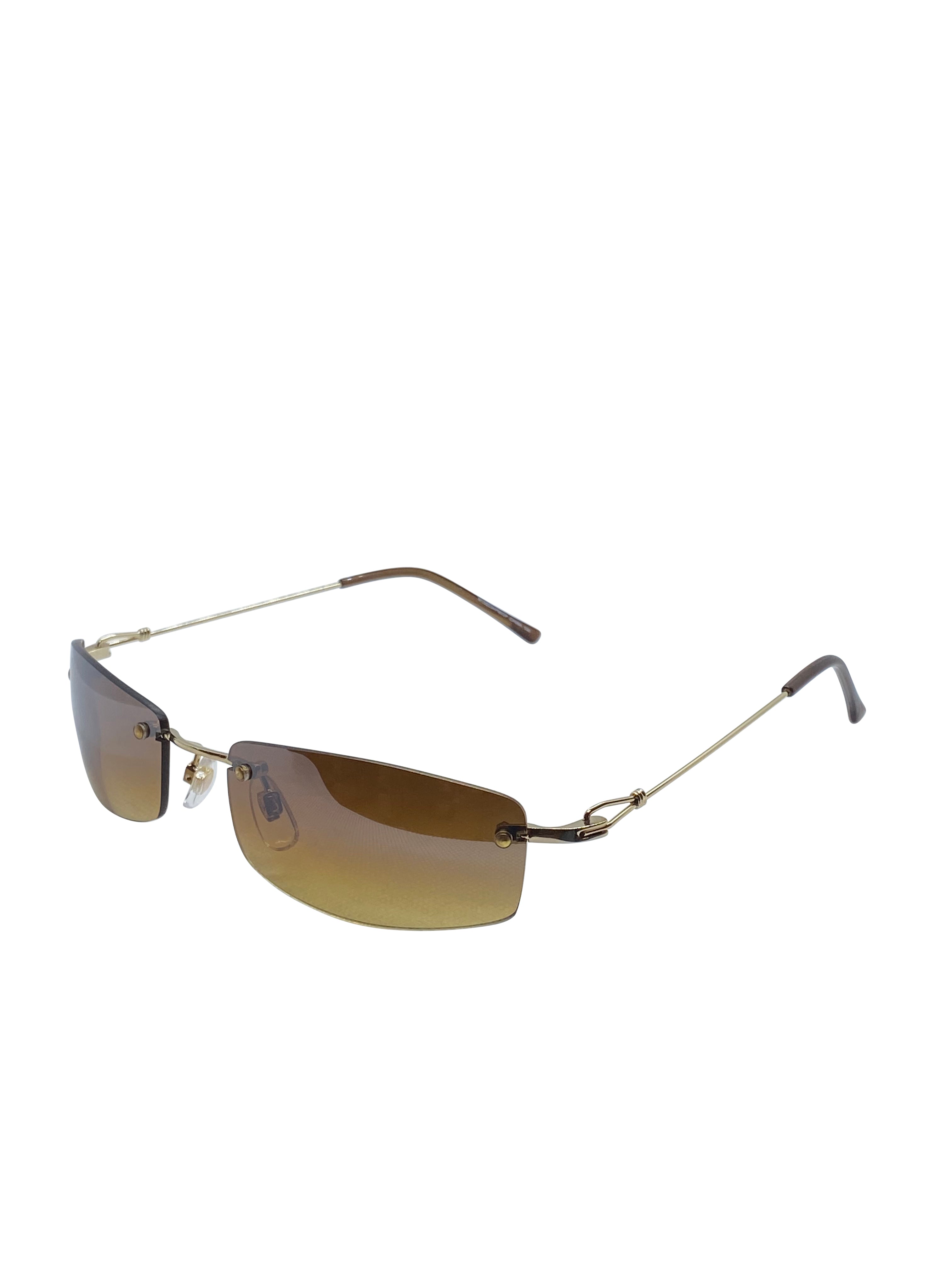 LIVIN LIFE Amber Gold-Giant Vintage Eyewear