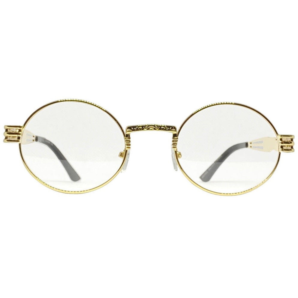 LUVAH gold/clear-Giant Vintage Eyewear