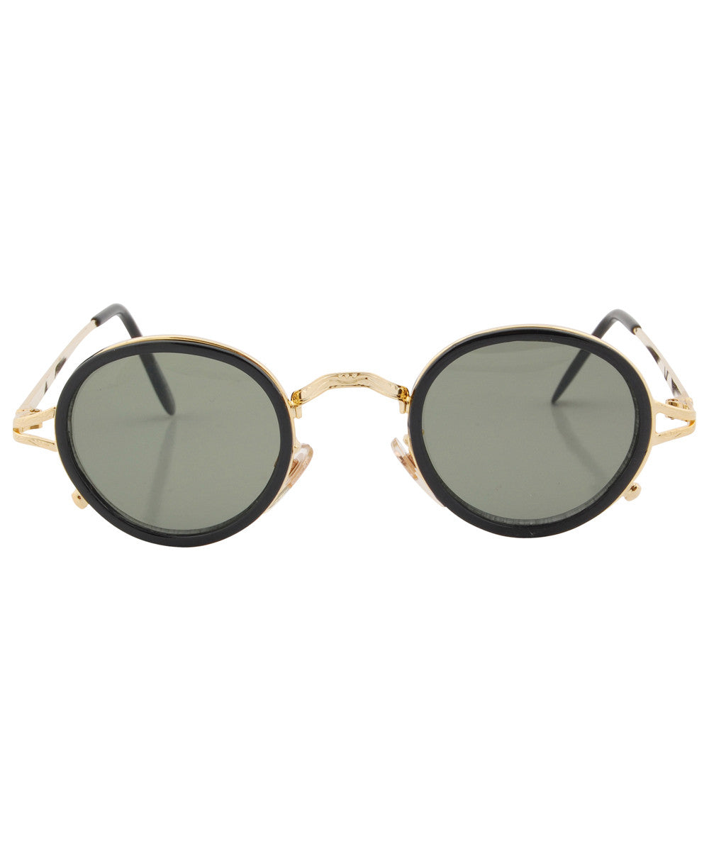 spesh gold black sunglasses