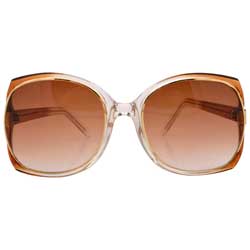 spun crystal brown sunglasses