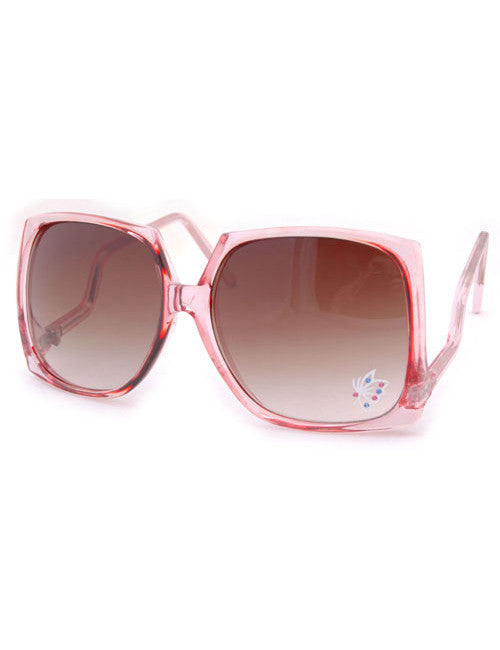 toots pink butterfly sunglasses