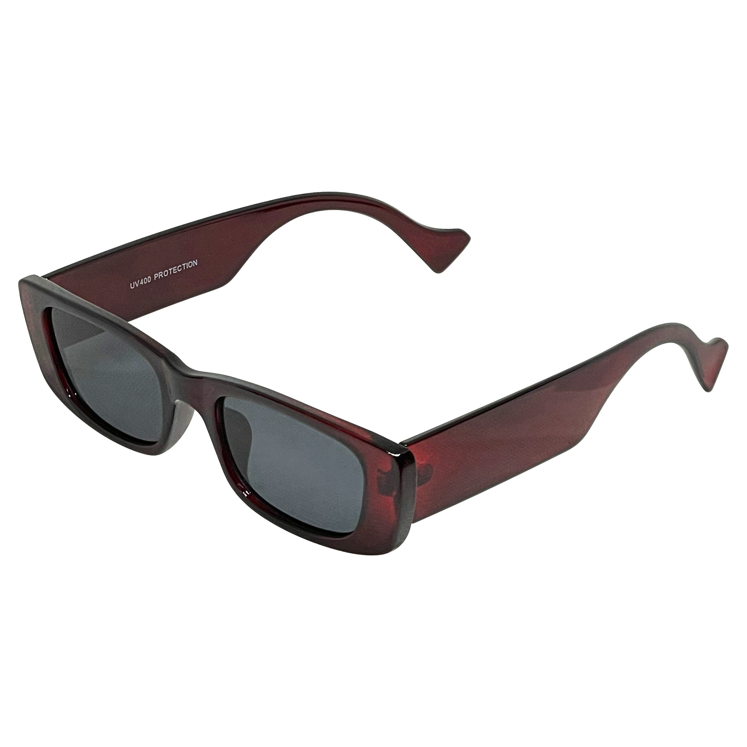 KIRA KIRA Wine Giant Vintage Sunglasses