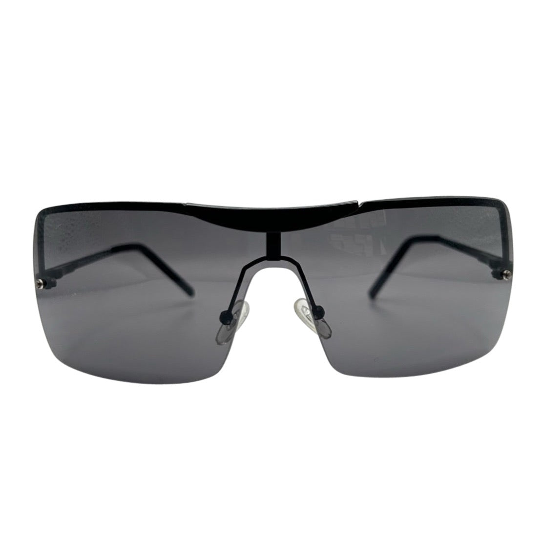 BOSS BABY Rimless Shield Sunglasses-Giant Vintage Eyewear