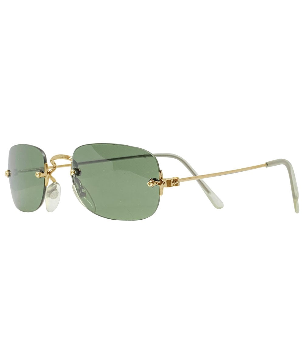 SOUP Rimless 90s Gold/G15 SunglassesGold/G15-Giant Vintage Eyewear